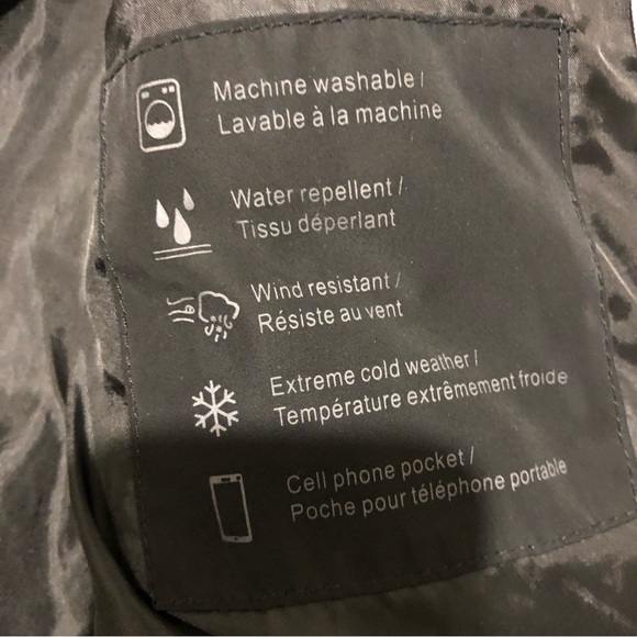 Novelti Long Puffer Coat Womens size Medium Black - Picture 9 of 14